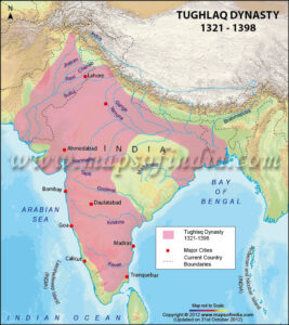 tughlaq-dynasty-map